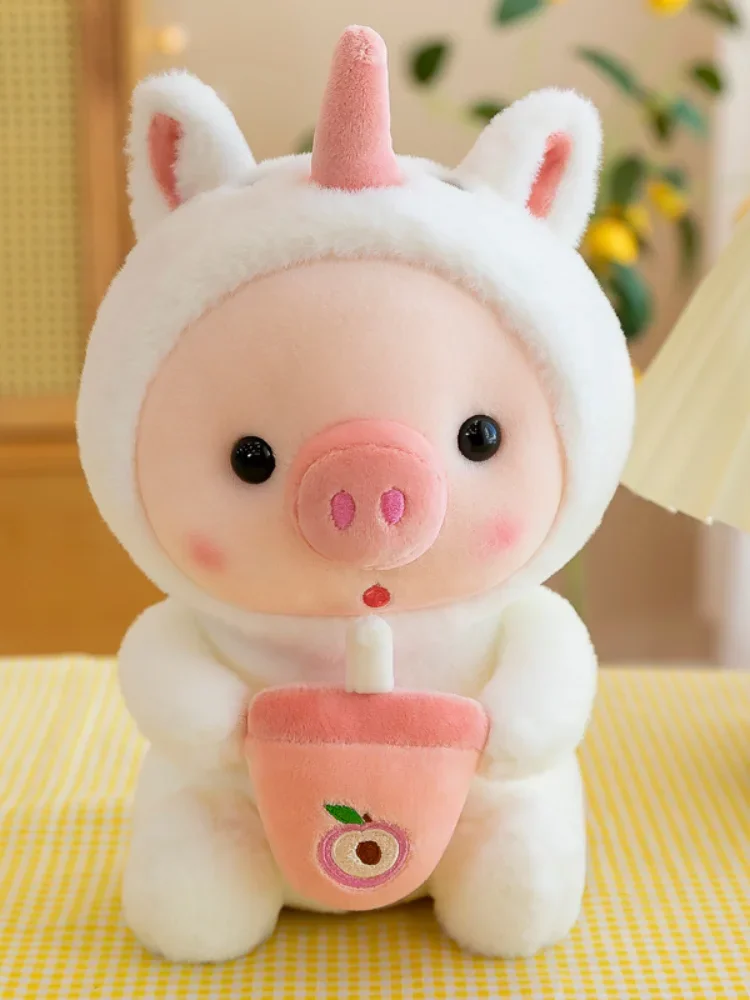 Cute Milk Tea Pig Plush Toy - Image 5