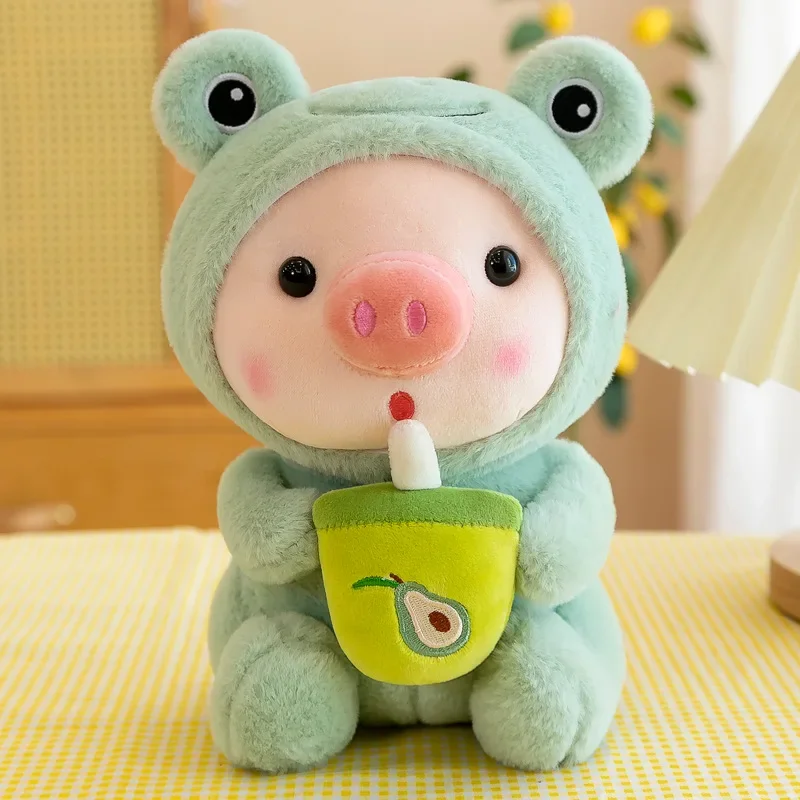 Cute Milk Tea Pig Plush Toy - Image 7