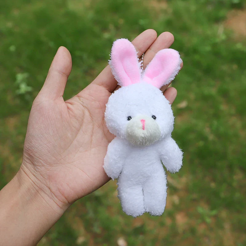Easter Rabbit Plush Doll Toys Keychain - Image 3