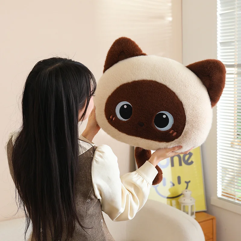 Kawaii Fluffy Cat Cushion Plush - Image 10