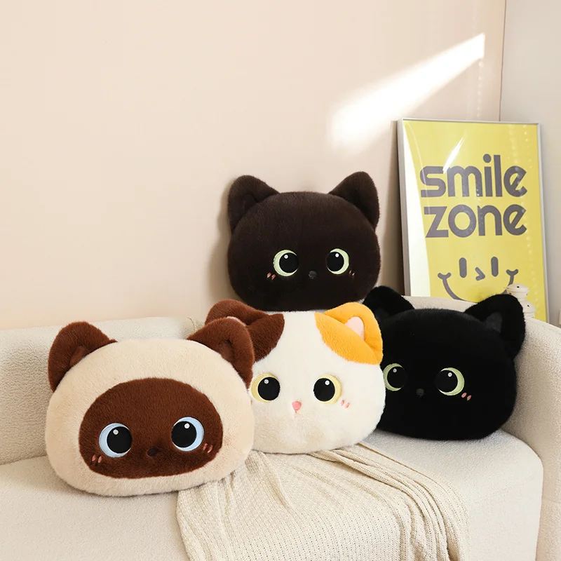 Kawaii Fluffy Cat Cushion Plush - Image 11