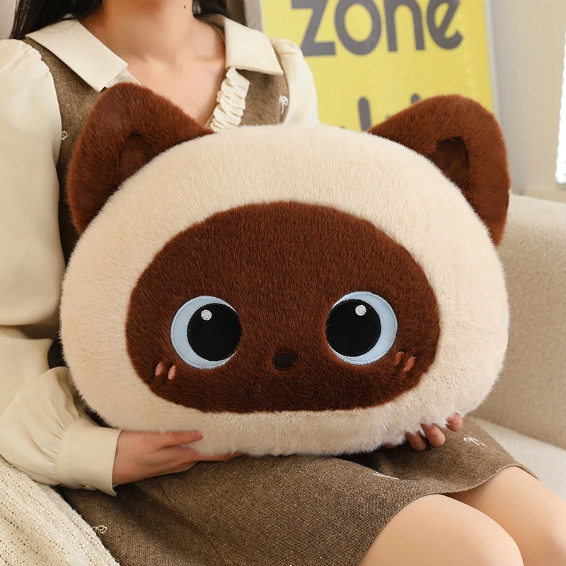 Kawaii Fluffy Cat Cushion Plush - Image 5