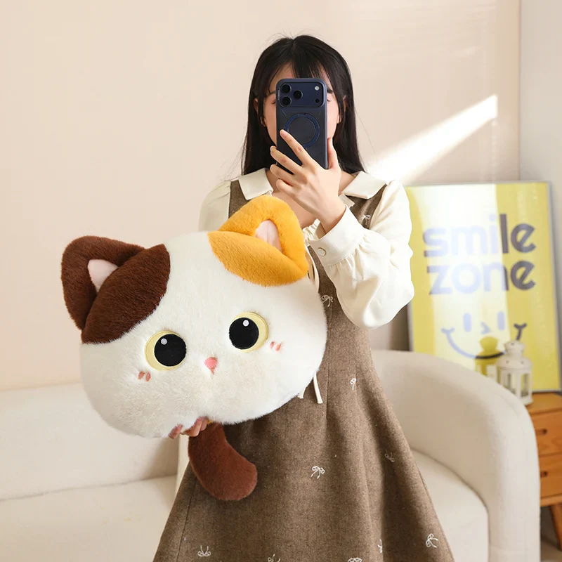 Kawaii Fluffy Cat Cushion Plush - Image 9